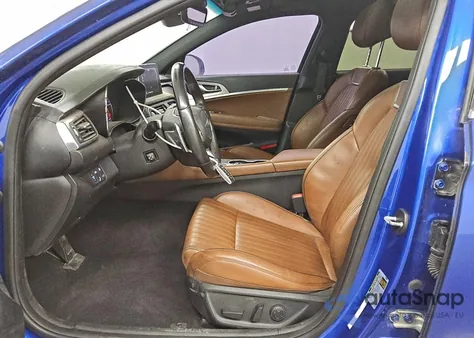 2021 Genesis G70 Elite z USA, uszkodzony, nr VIN KMTG34LA3MU073316